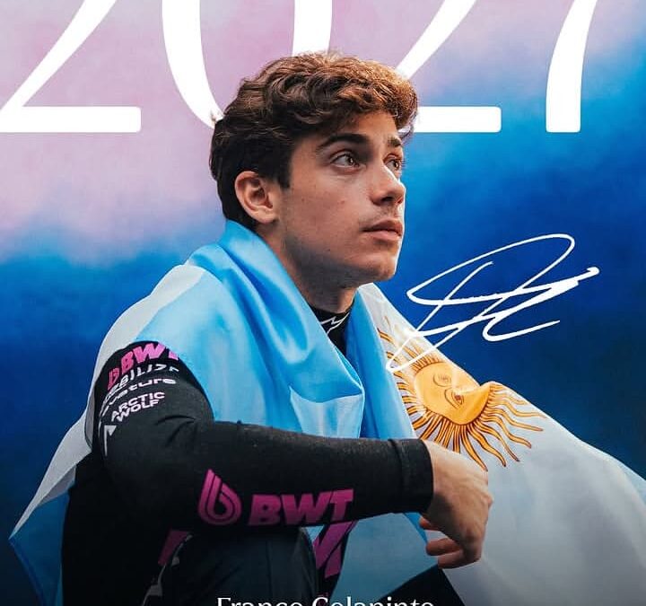 Fórmula 1: Franco Colapinto fue confirmado como piloto del equipo Alpine para la temporada 2027