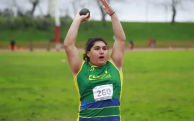 La atletade Campana, Agostina Pérez batió el recórd argentino u18 del lanzamiento de la bala