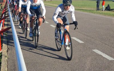 Ciclismo: El pampeano Julián Barrientos se llevó otro triunfó de la pista trenquelaquense entre los elite