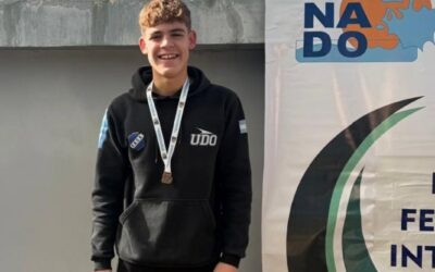 Natación: El nadador del club Argentino, Timoteo Fiorellini ganó prueba de 50 metros y mejoro marca personal en Bolívar