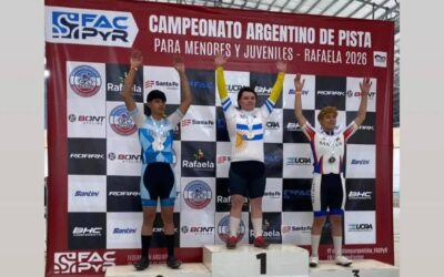 Ciclismo: Fermin Paladino se consagró campeón argentino menor en 250 metros con partida detenida