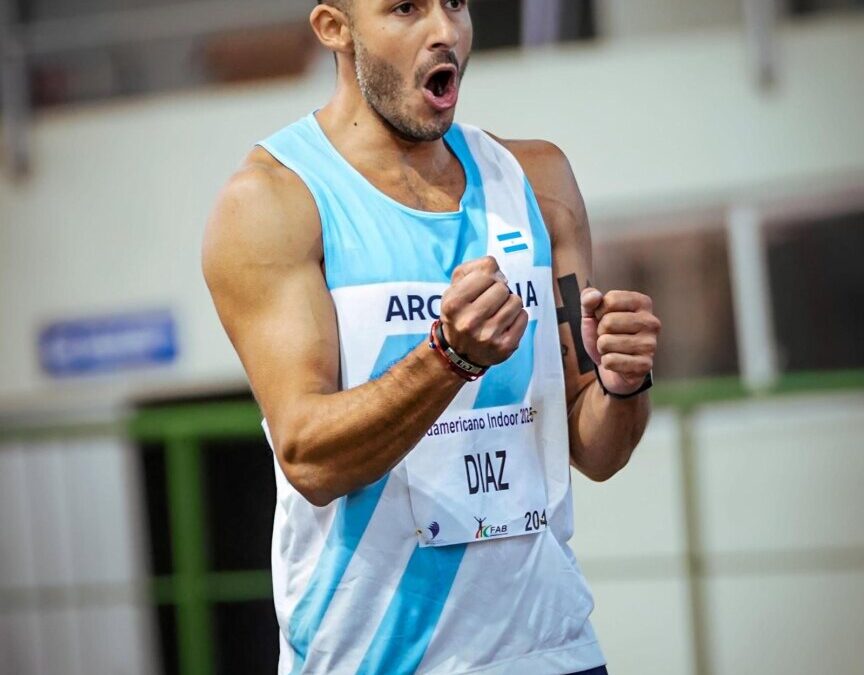 Atletismo: El triplosta salteño Maximiliano Díaz se despidió de la actividad oficial en el ultimo nacional
