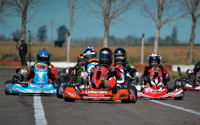 Karting del Oeste: Desafiando la baja temperatura reinante, los pilotos le pusieron «temperatura» a la segunda del Clausura