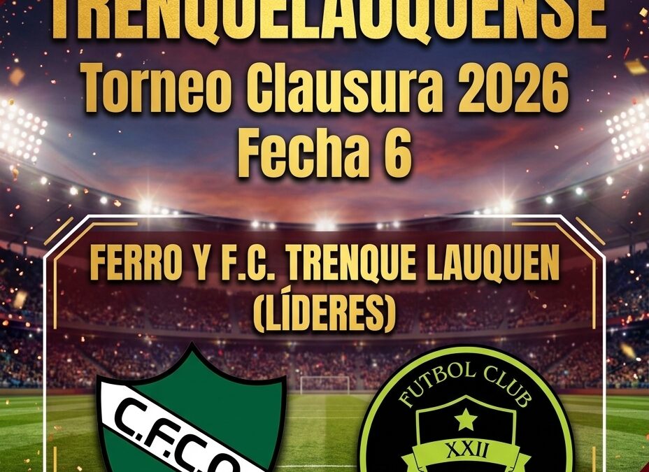 Finalizó la Fecha 6: Ferro y F.C. Trenque Lauquen mandan en la cima del Clausura