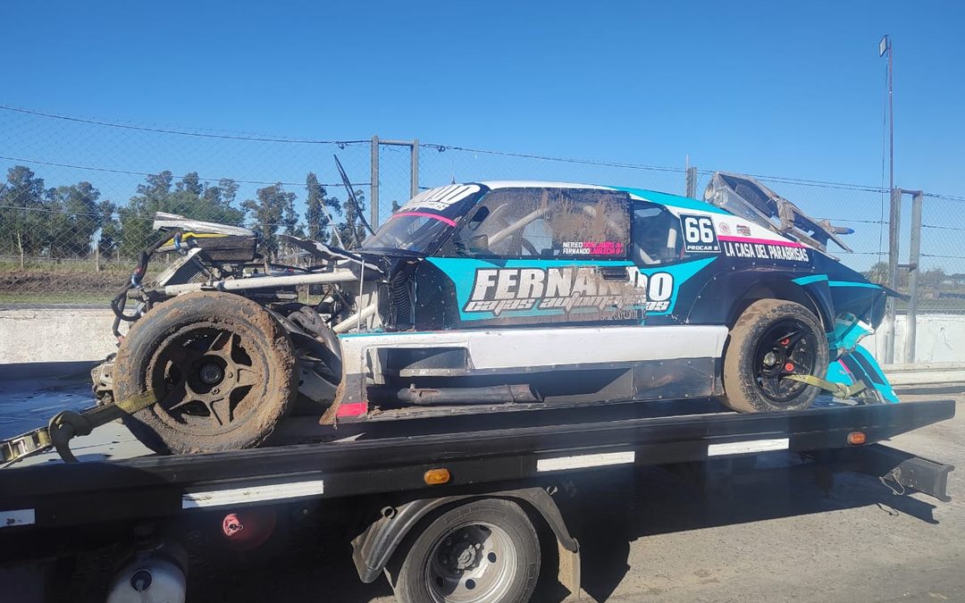 Procar 4000: Asi quedo la chevy de Fernando Laiglecia tras el toque que lo obligó a abandonar en la final