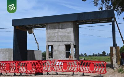 Polideportivo: El Municipio local continua con la obra de ampliación y mejoras del predio «Poroto Abasolo»